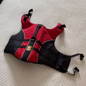 Red and Black Life Vest for Dogs